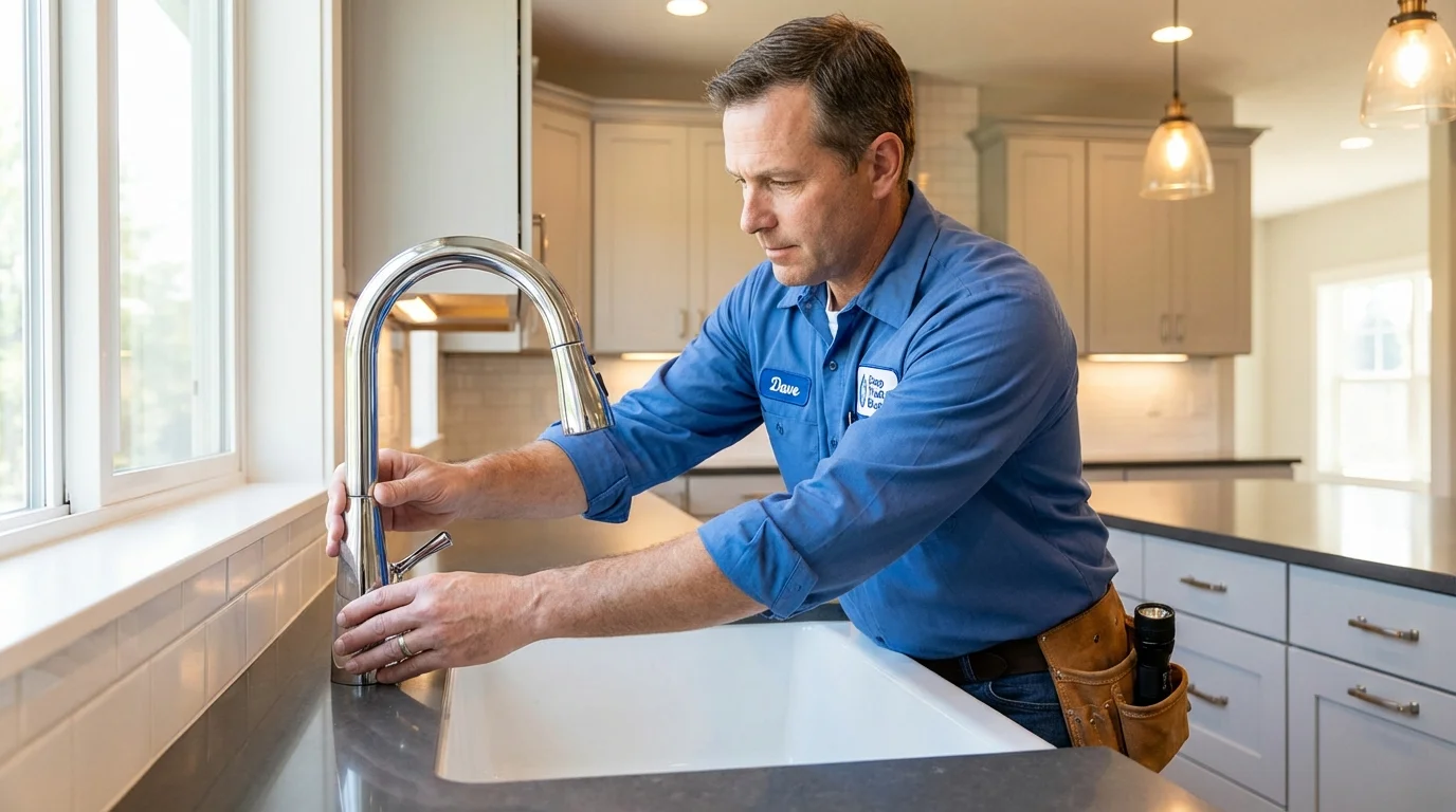 Kitchen faucet installation by Johns Plumbing LLC in Pablo